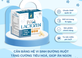 Viên Uống Bổ Sung Lợi Khuẩn, Kích Thích Tiêu Hóa Giúp Ăn Ngon, Cân Bằng Hệ Vi Sinh Đường Ruột BIO LACTOZEN 60 Viên/Hộp
