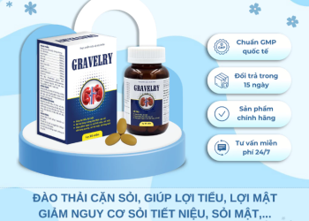 Viên Uống GRAVELRY Đào Thải Cặn Sỏi, Tan Sỏi Thận, Sỏi Tiết Niệu, Hạn Chế Nguy Cơ Tạo Sỏi Gia Phát Pharma 30 Viên/Lọ